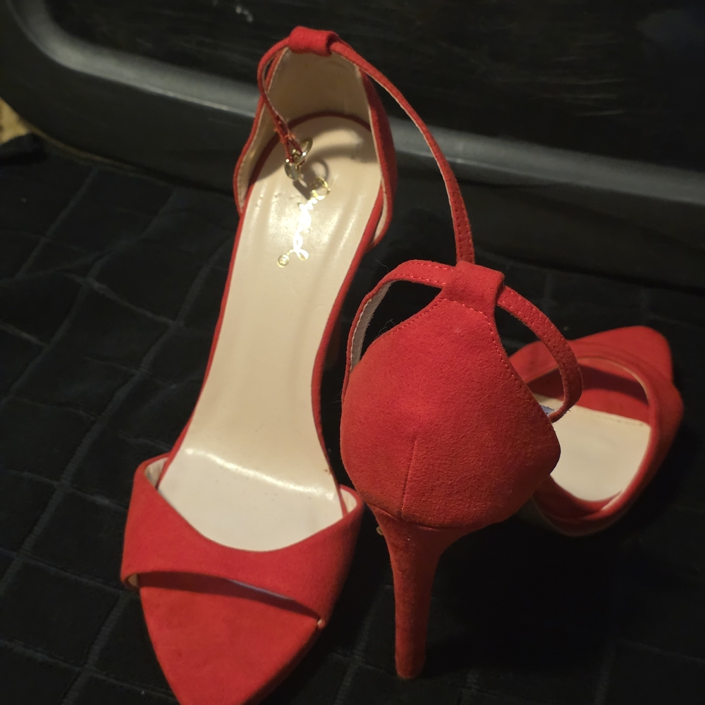 Elegant Red Women's Heels